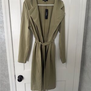 Lulu's Sage Green Long Sleeve Dress